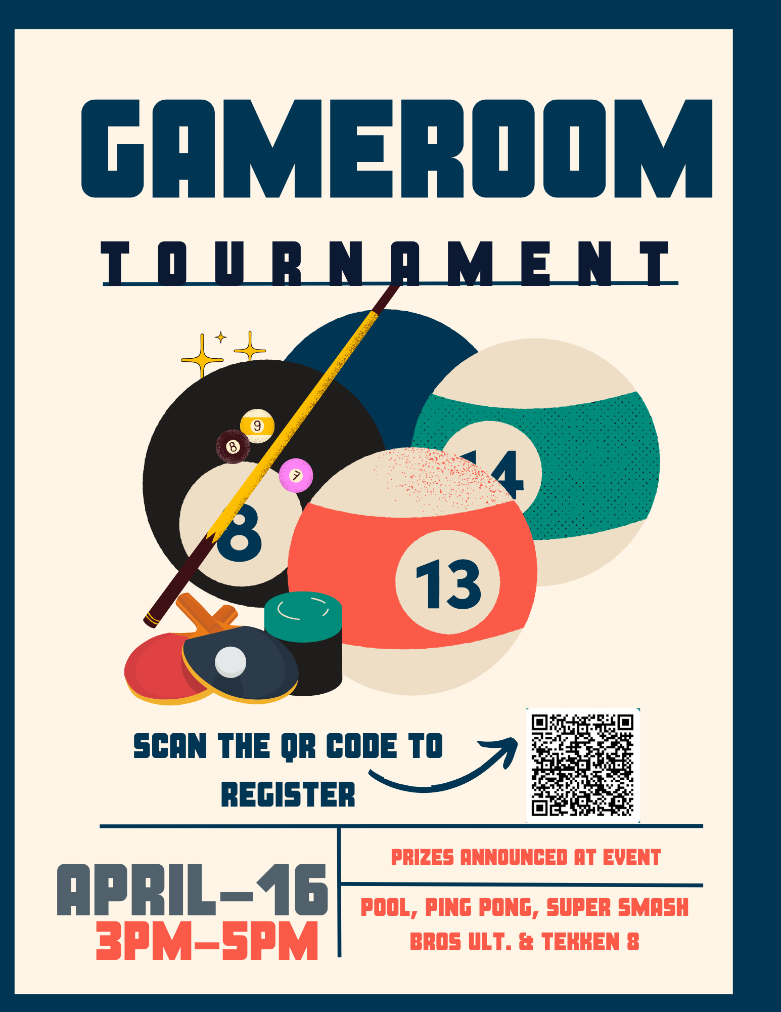 Game-Room Tournament