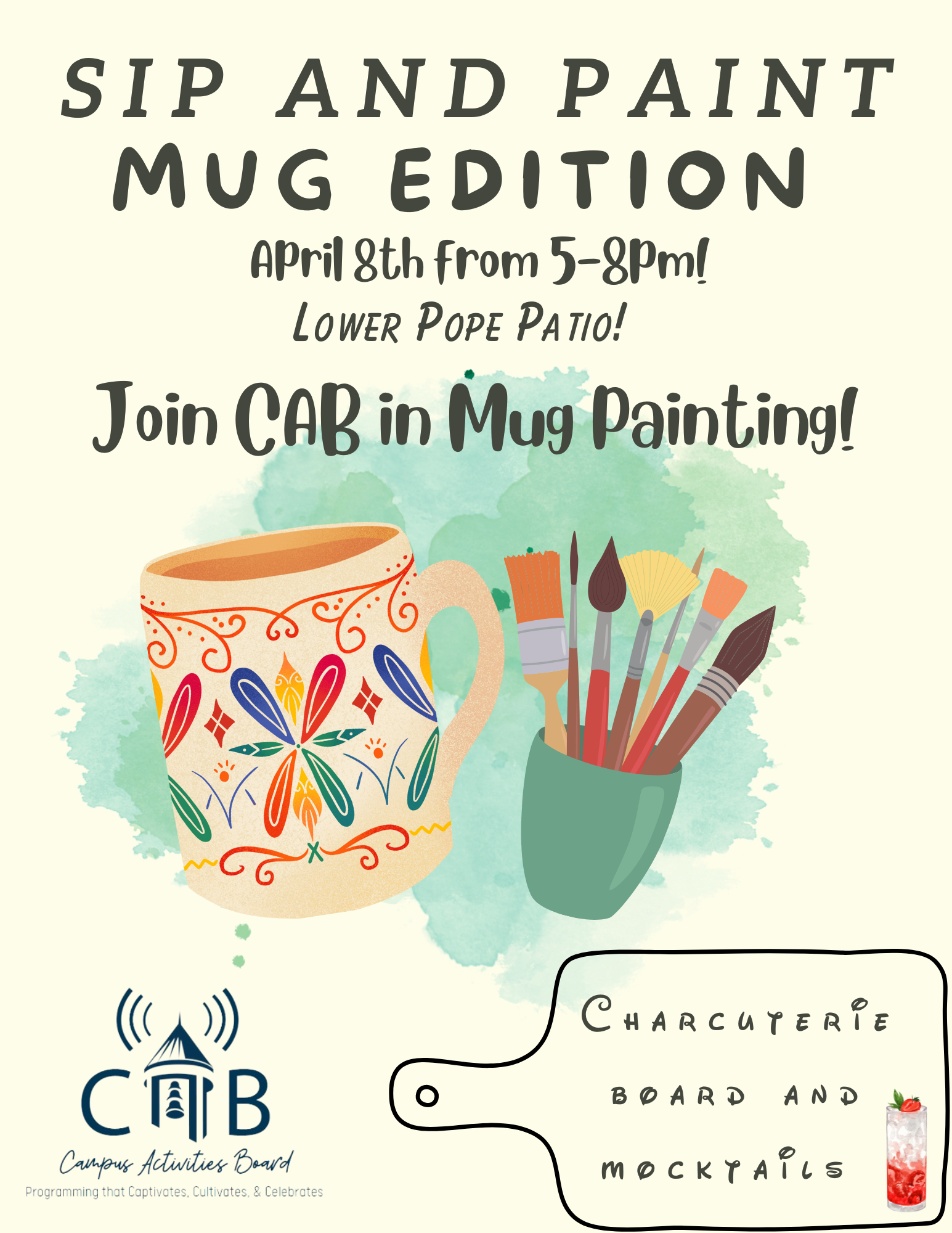 Sip N' Paint Mug edition
