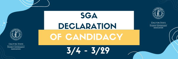 SGA Declaration of Candidacy Applications Reminder