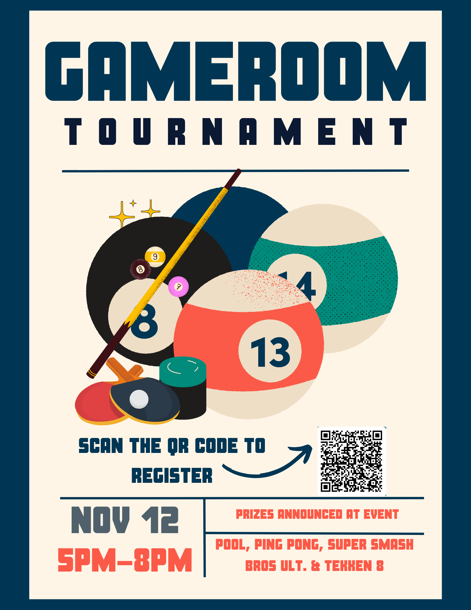 Game-room Tournament`