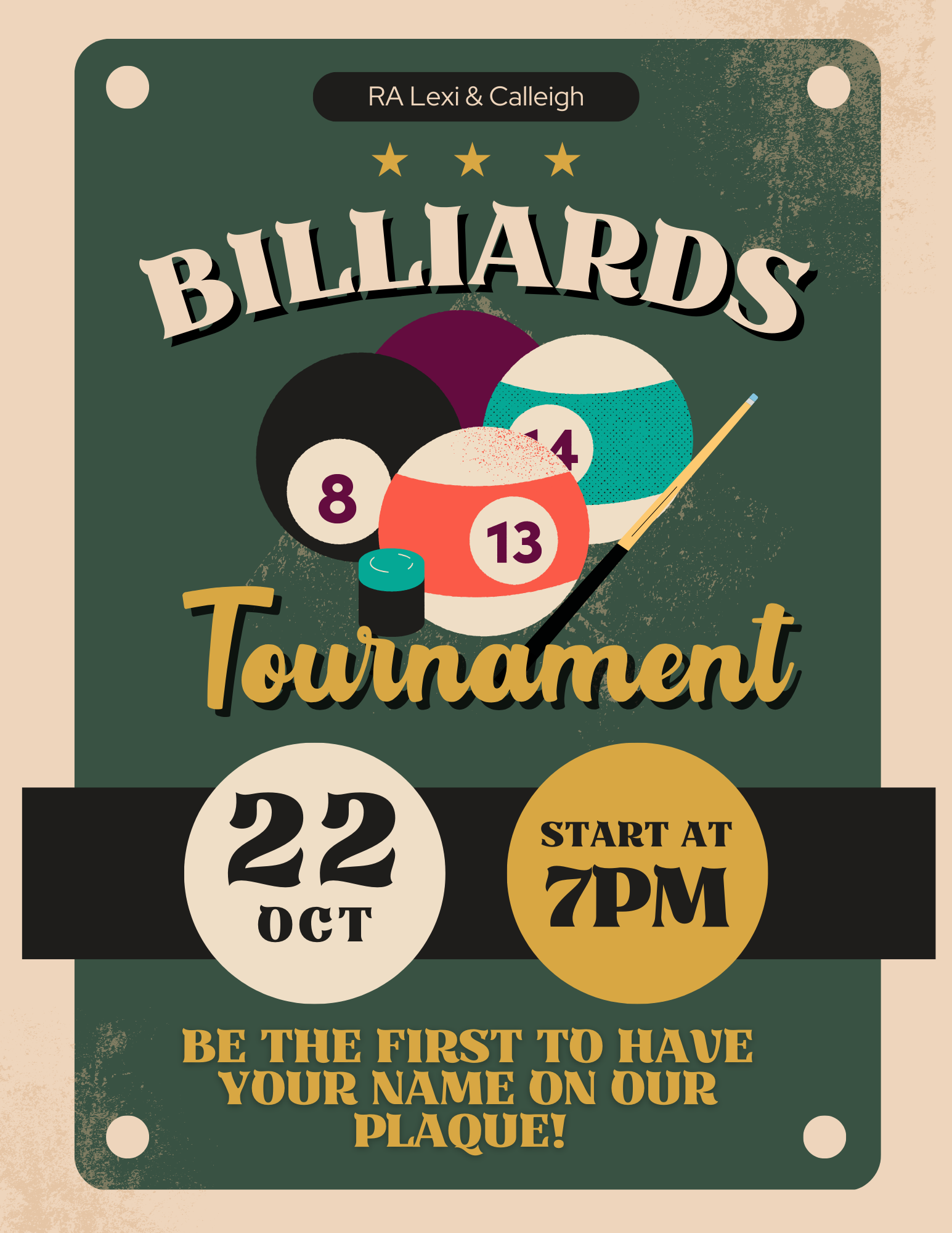 Billiards Tournament